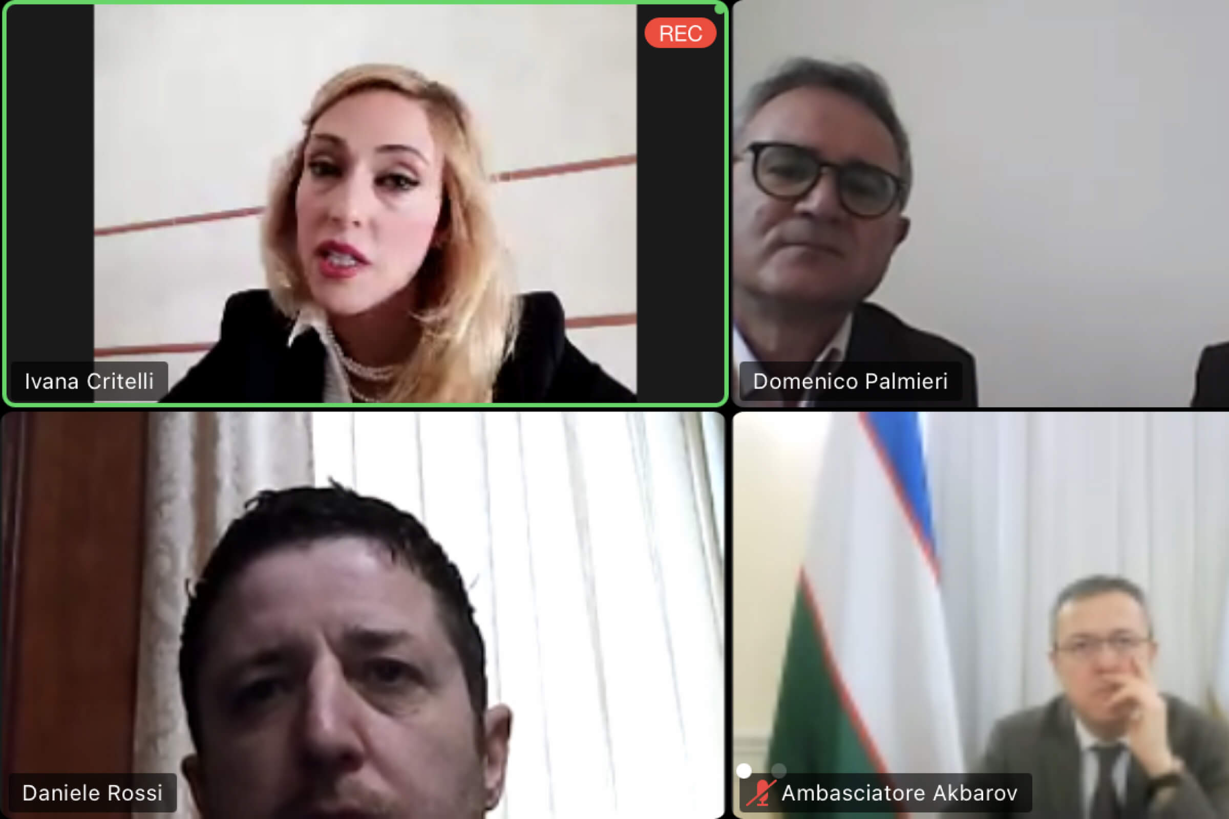 Videoconferenza Uzbekistan