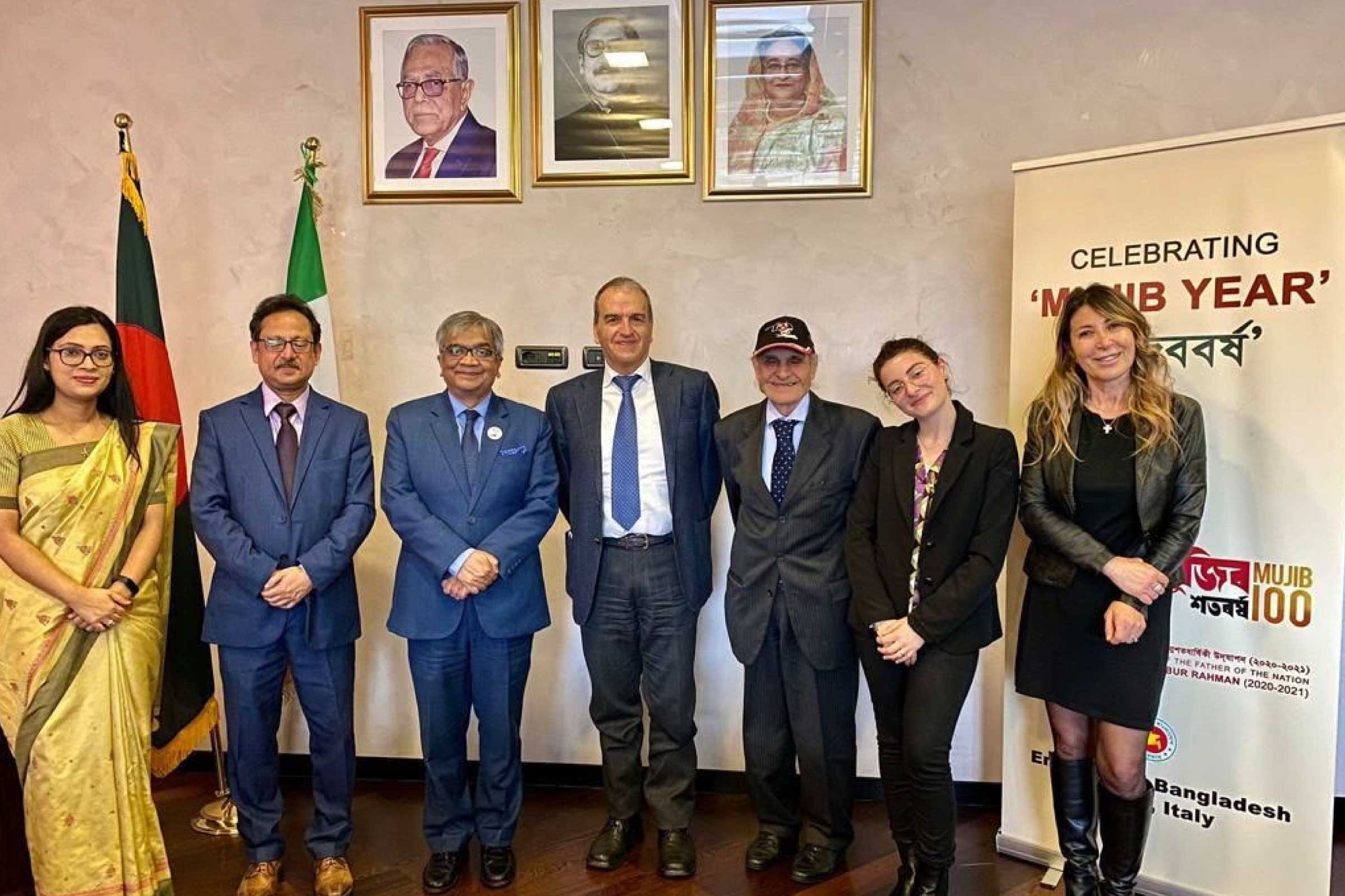 Incontro all’ambasciata della Repubblica Popolare del Bangladesh