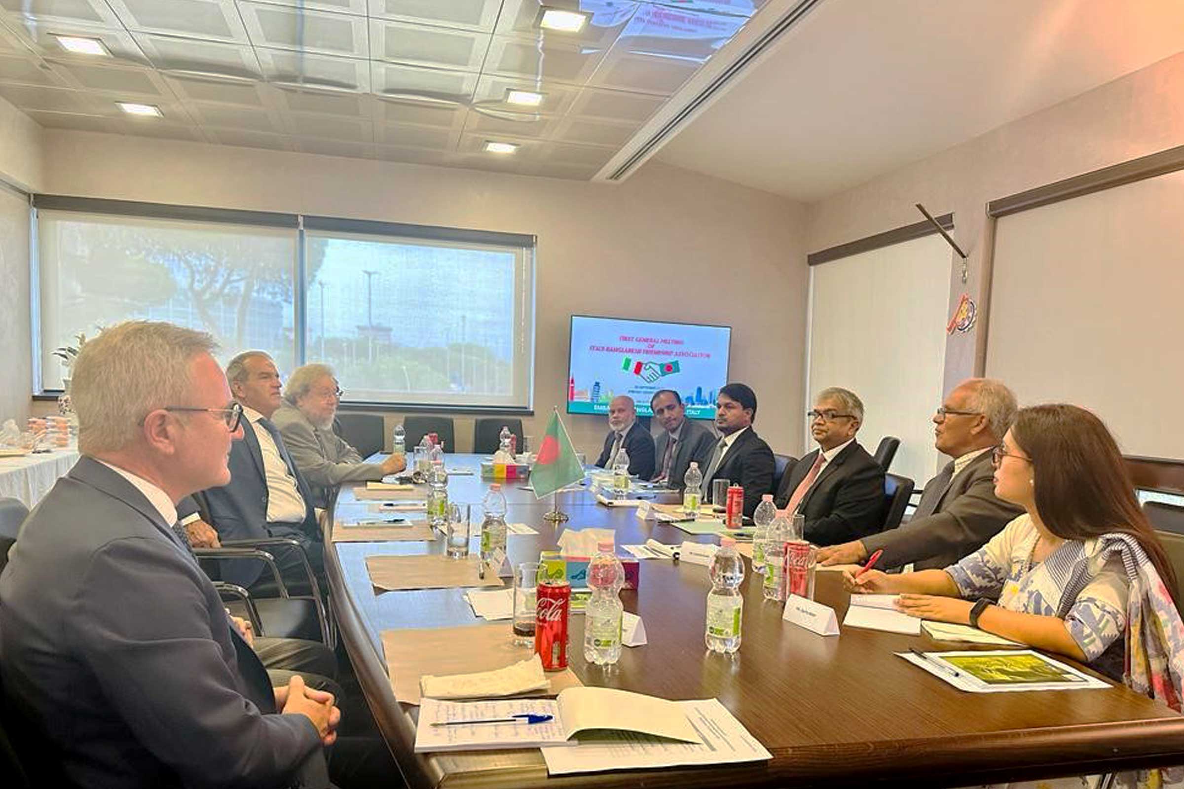 Incontro presso l’Ambasciata del Bangladesh a Roma