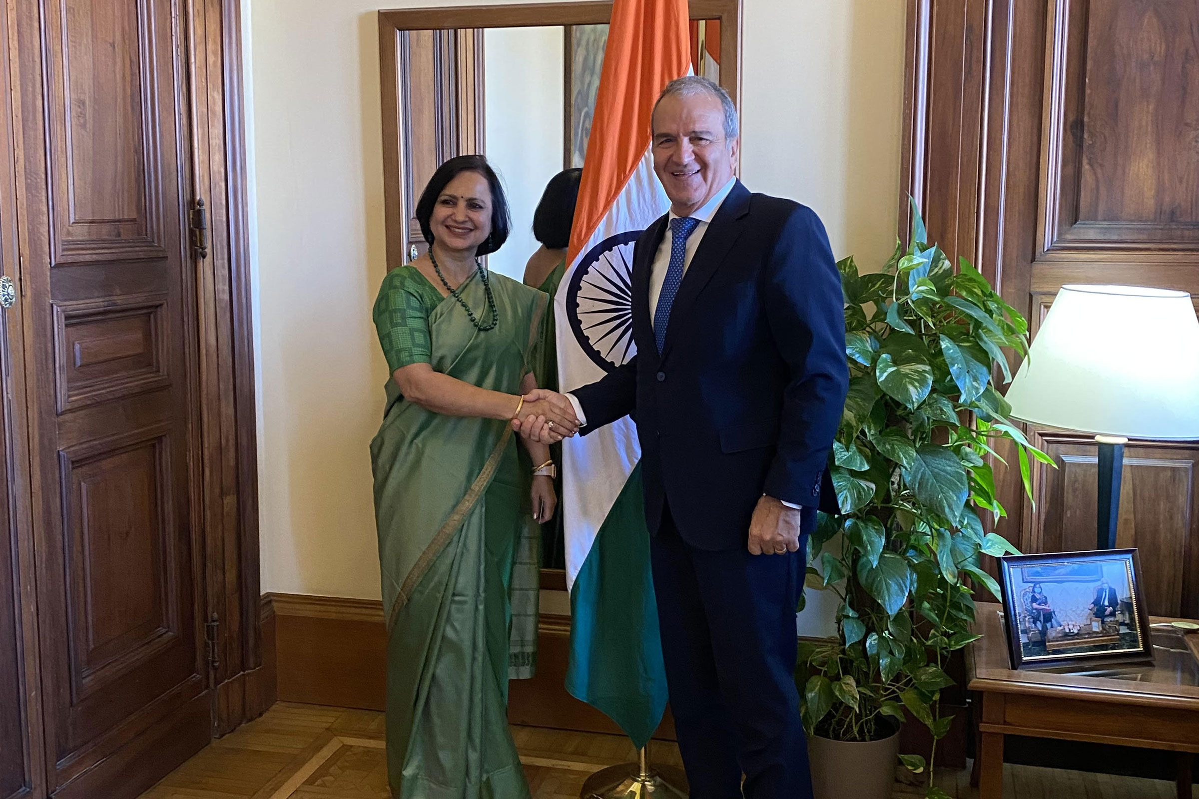 Incontro presso l’ambasciata della Repubblica Indiana