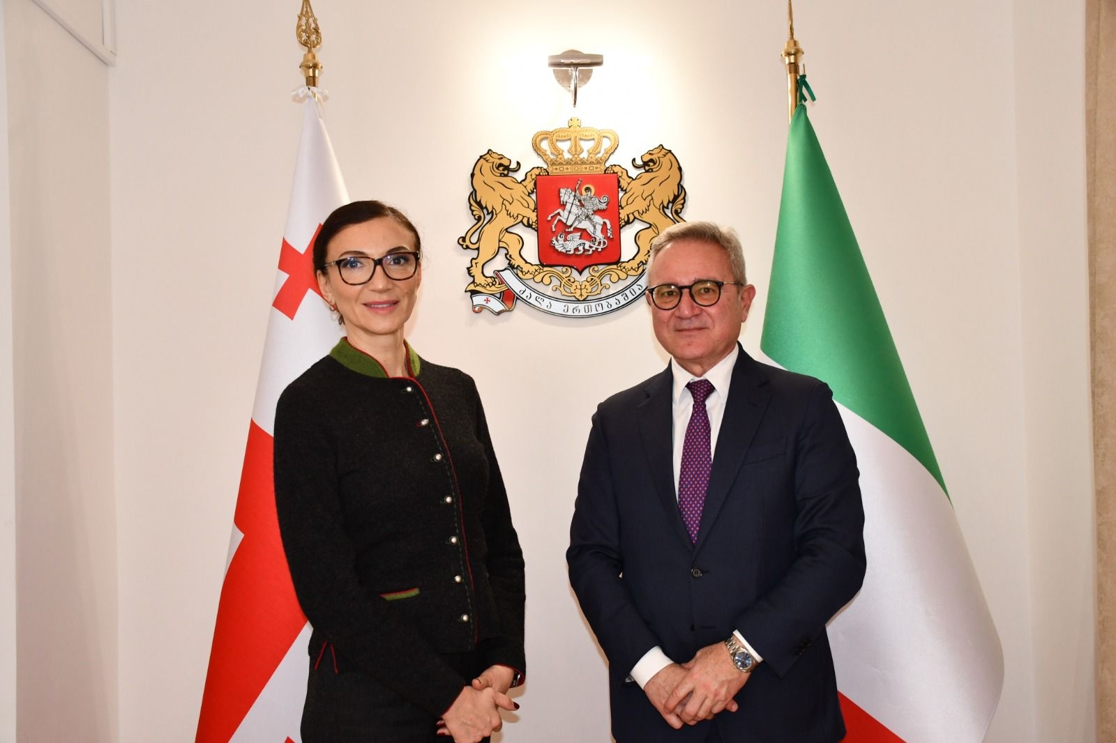 Incontro con S.E. Liluashvili Ambasciatore di Georgia in Italia